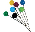 Q-CONNECT épingles de signalisation, couleurs assorties, boîte de 60 pièces