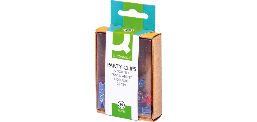 Q-CONNECT pince à linge, mini, 25 mm, boîte de 20 pièces