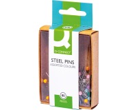 Q-CONNECT broches 3 x 30 mm nickelées boîte de 80 pièces