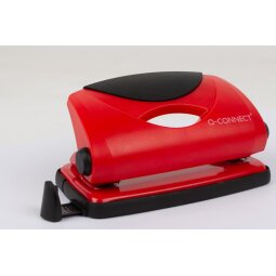 Q-CONNECT perforateur Light Duty, capacité: 10 feuilles, rouge