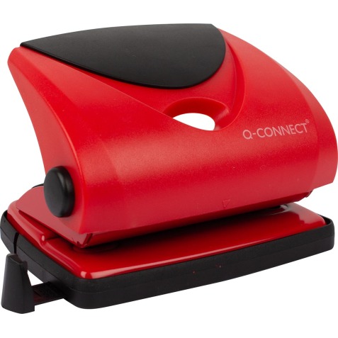 Q-CONNECT perforator Medium Duty, 20 blad, rood