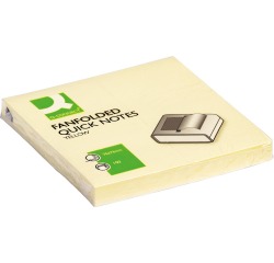 En_bloc de notas adhesivas quita y pon q-connect 76x76 mm zig-zag