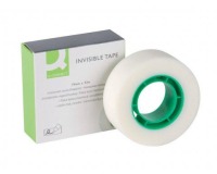 Q-CONNECT plakband, invisible, 19 mm x 33 m