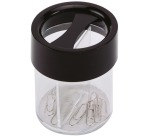 Q-CONNECT paperclip dispenser, round