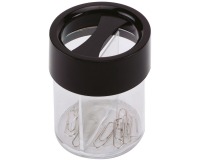 Q-CONNECT paperclip dispenser, round