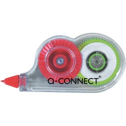 En_corrector q-connect cinta mini blanco 4,2 mm x 5 mt en blister