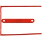 Q-CONNECT relieur D-clip, boîte de 100 pièces, rouge