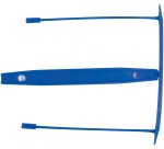 Q-CONNECT relieur E-clip, boîte de 100 pièces, bleu