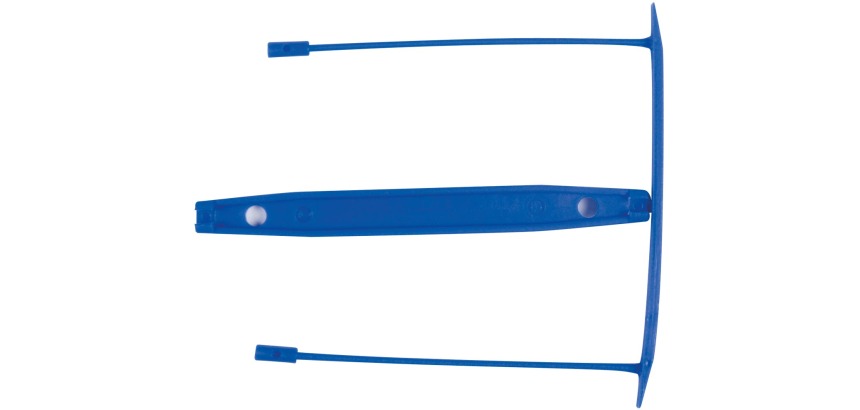 Q-CONNECT relieur E-clip, boîte de 100 pièces, bleu