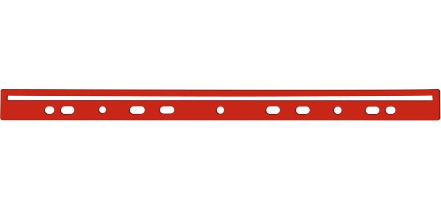 Q-CONNECT Magi-Clips relieur, rouge, boîte de 100 pièces