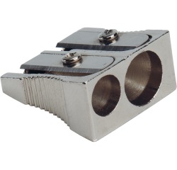 Q-CONNECT taille-crayon, 2 trous, en métal