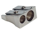 Q-CONNECT taille-crayon, 2 trous, en métal