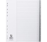Q-CONNECT dividers, A4, PP, 11-hole perforation, with cover page, set of 1-31, 31 tabs, gray