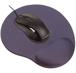 Q-CONNECT tapis souris gel avec repose-poignet, gris