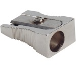 Q-CONNECT potloodslijper, 1 gaats, uit metaal