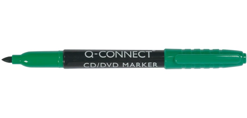 Q-CONNECT CD-DVD marker, fijn, groen