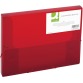 Q-CONNECT elastobox, met elastieken, A4, rug 25 mm, rood