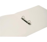 Q-CONNECT classeur à anneaux, PP, 2 anneaux, 25 mm, transparent