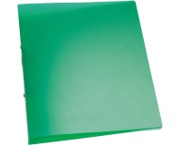 Q-CONNECT classeur à anneaux, PP, 2 anneaux, 25 mm,  vert transparent