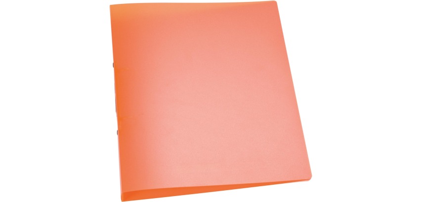 Q-CONNECT Ringordner, PP, 2 Ringe, 25 mm, transparent orange