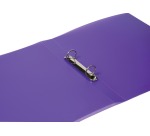 Q-CONNECT ring binder, PP, 2 rings, 25 mm, transparent purple
