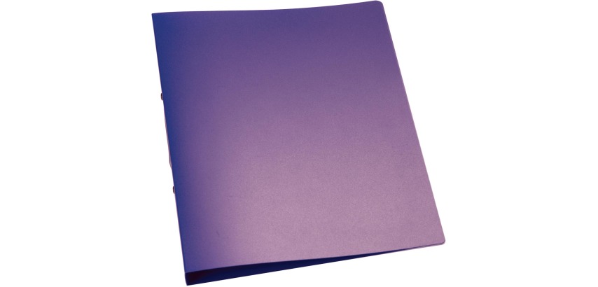 Q-CONNECT ring binder, PP, 2 rings, 25 mm, transparent purple