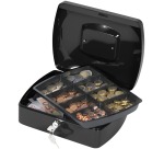 Q-CONNECT geldkoffer, 255 x 200 x 85 mm, zwart