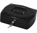 Q-CONNECT geldkoffer, 255 x 200 x 85 mm, zwart