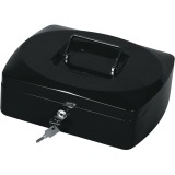 Q-CONNECT coffret à monnaie, 255 x 200 x 85 mm, noir