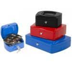 Q-CONNECT coffret à monnaie, 155 x 120 x 75 mm, noir