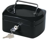 En_caja caudales q-connect 6\" 152x115x80 mm negra con portamonedas