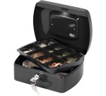 Q-CONNECT geldkoffer, 205 x 160 x 85 mm, zwart