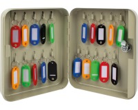 Q-CONNECT sleutelkast voor 20 sleutelhangers grijs