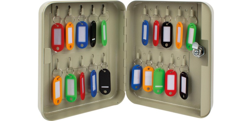Q-CONNECT key cabinet for 20 keys grey