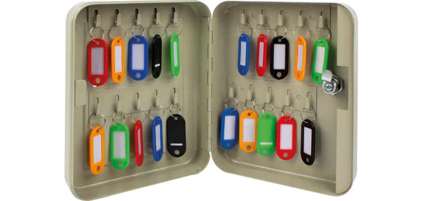 Q-CONNECT armoire à clés pour 20 clés gris