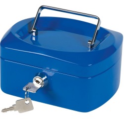 EN_Caja caudales q-connect 6\" 152x115x80 mm azul con portamonedas