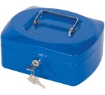 Q-CONNECT geldkoffer, 205 x 160 x 85 mm, blauw