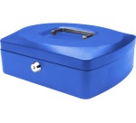 Q-CONNECT geldkoffer, 255 x 200 x 85 mm, blauw