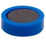 Q-CONNECT aimants, 20 mm, bleu, paquet de 10 pièces