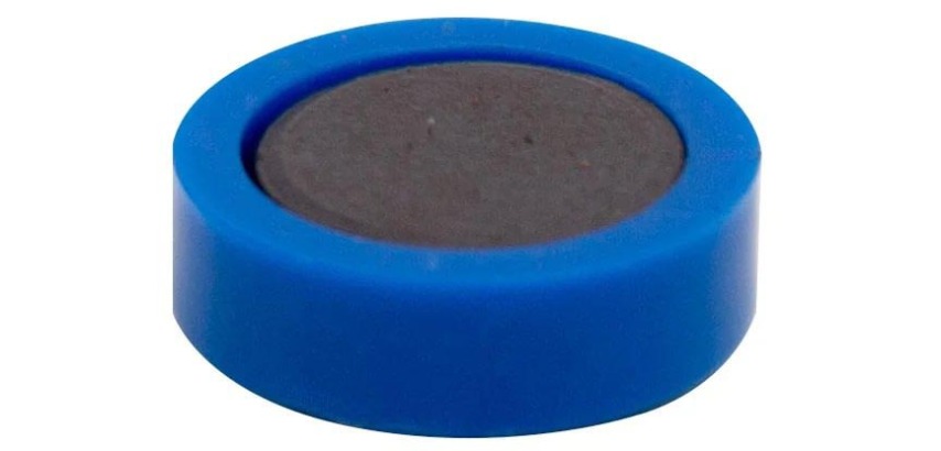 Q-CONNECT magnets, 20 mm, blue, pack of 10 pieces