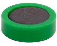 Q-CONNECT Magnete, 20 mm, grün, Packung mit 10 Stück