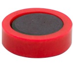 Q-CONNECT magnets, 20 mm, red, pack of 10 pieces