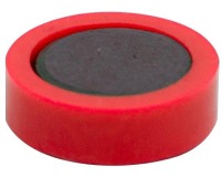 Q-CONNECT aimants, 20 mm, rouge, paquet de 10 pièces