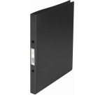 Q-CONNECT ring binder, PP, 2 rings, 16 mm, black
