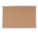 Q-CONNECT tableau en liège, avec cadre en aluminium, 60 x 45 cm