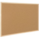 Q-CONNECT kurkbord, met houten frame, 90 x 60 cm