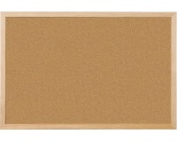 En_pizarra corcho q-connect 60x40 cm marco de madera