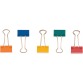 Q-CONNECT pince foldback, couleurs assorties, 19 mm, boîte de 10 pièces