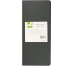 Q-CONNECT Portes-cartes de visite 11 x 26 cm pour 96 cartes noir
