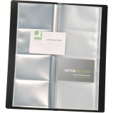 REBECASKYENS Lot De 2 Porte-cartes De Visite Acrylique Transparent – 4 Compartiments, Bureau Élégant & Pratique